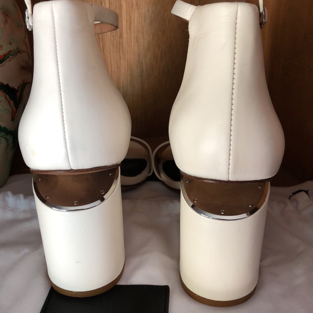 ⭐️⭐️ALEXANDER WANG WHITE BLOCK HEEL SANDAL ⭐️⭐️SZ.40 final price - Picture 7 of 16
